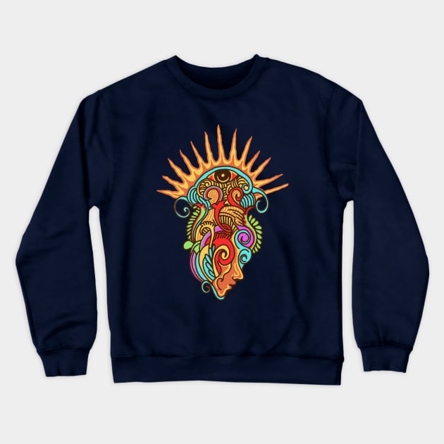 psychedelic Crewneck Sweatshirt by kating